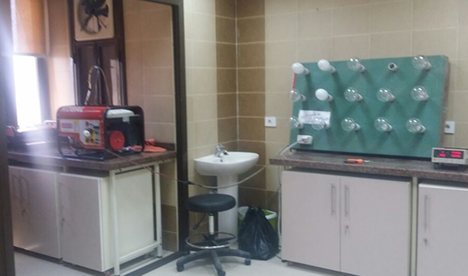 Testing laboratory for electrical generators